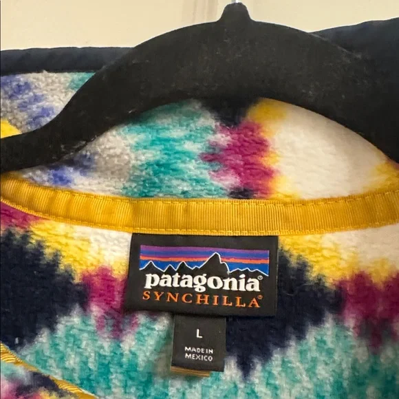 Patagonia Vintage Lightweight Synchilla Snap-T Pullover Large Fleece - Picture 4 of 8